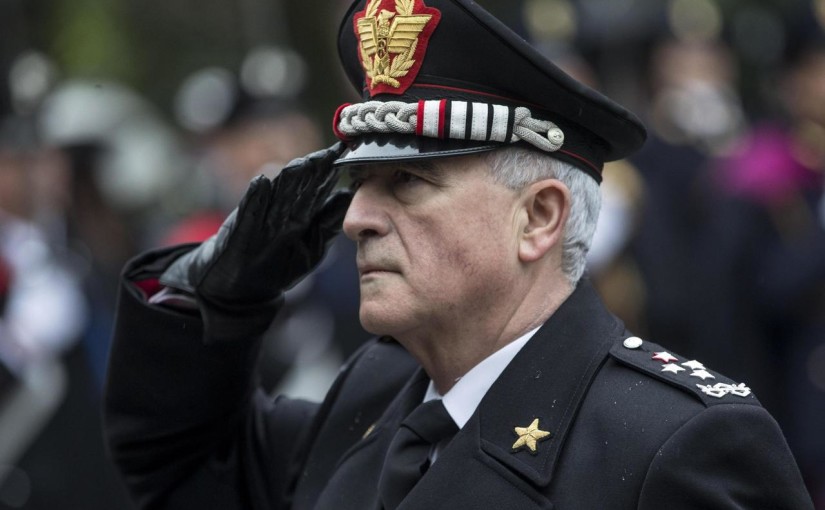Cordoglio del Comandante Generale dell’Arma dei Carabinieri Tullio Del Sette per la scomparsa del Generale Cosimo Piccinno